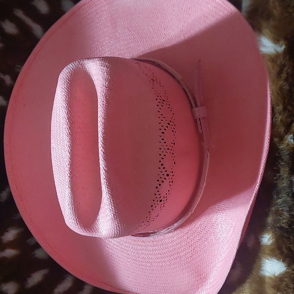 5x alamo hat company pink cowgirl hat. Size 7 5/8